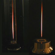 Two lasers in the dark